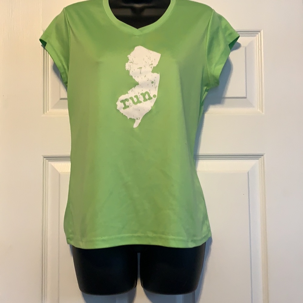 New Jersey marathon running T shirt